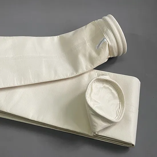 Sacchetti filtro per polvere in PTFE fibra di vetro PPS aramide Nomex